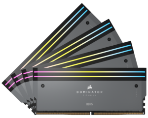 Corsair anuncia novas memórias DOMINATOR TITANIUM DDR5 4 Corsair anuncia novas memórias DOMINATOR TITANIUM DDR5 DOMINATOR TITANIUM RGB GREY AMD RENDER 05
