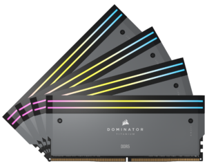 Corsair anuncia novas memórias DOMINATOR TITANIUM DDR5 4 Corsair anuncia novas memórias DOMINATOR TITANIUM DDR5 DOMINATOR TITANIUM RGB GREY AMD RENDER 05