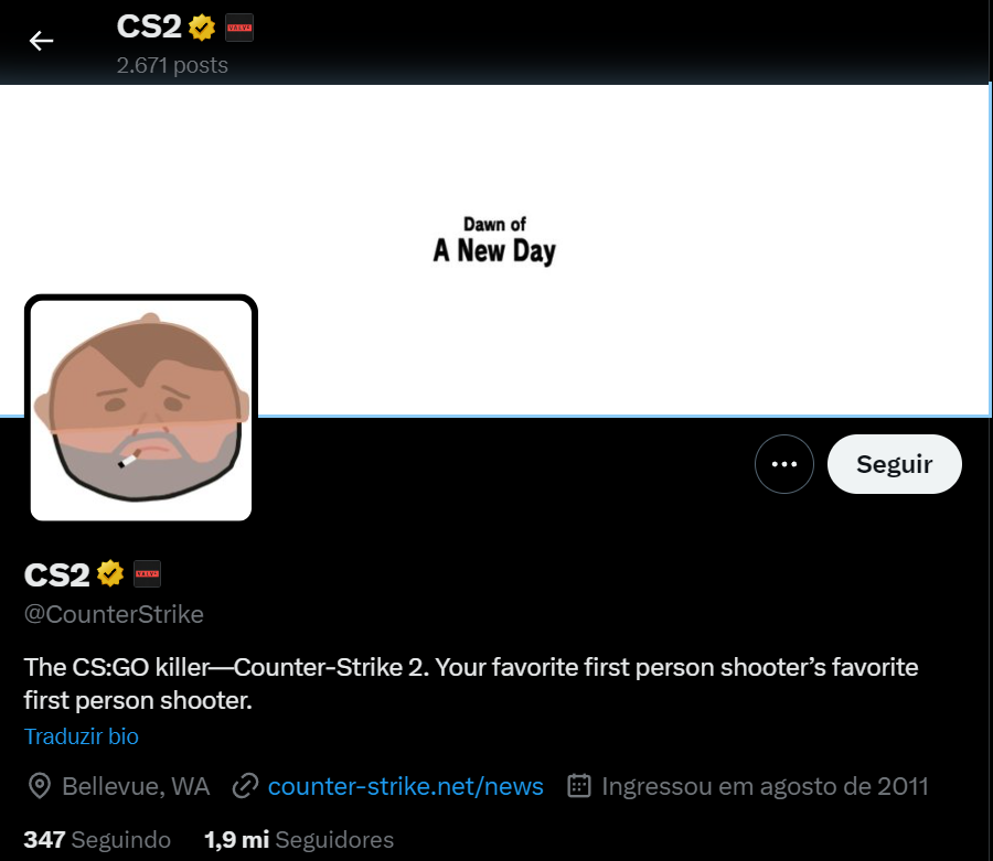 CS2: Valve muda foto no X e aumenta expectativa da comunidade em torno do lançamento imagem 2023 09 27 111821909.png