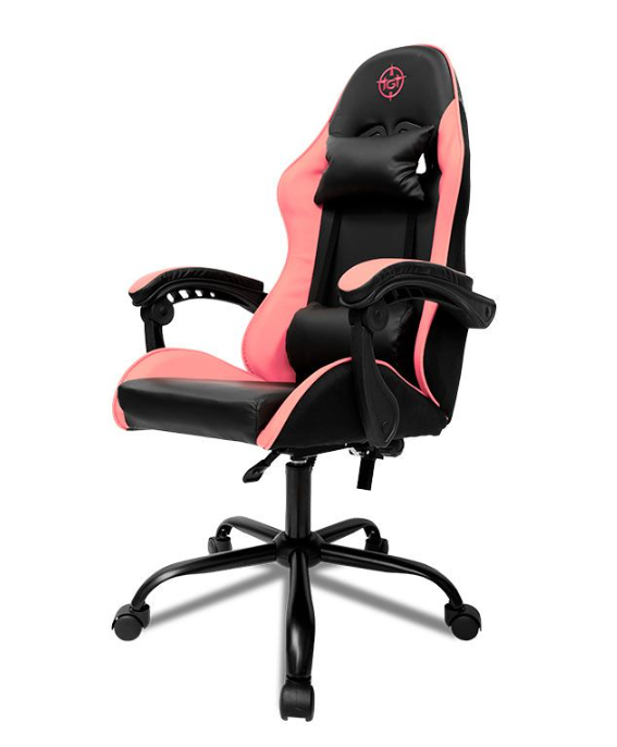 Cadeira Gamer TGT Heron: Melhor Custo-Benefício e Qualidade 3 cadeira tgt heron rosa e preto