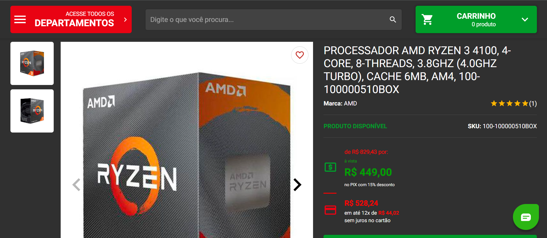 AMD Ryzen 3 4100