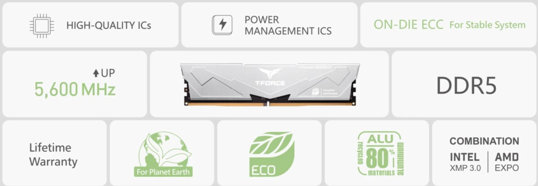 T-Force Vulcan Eco DDR5