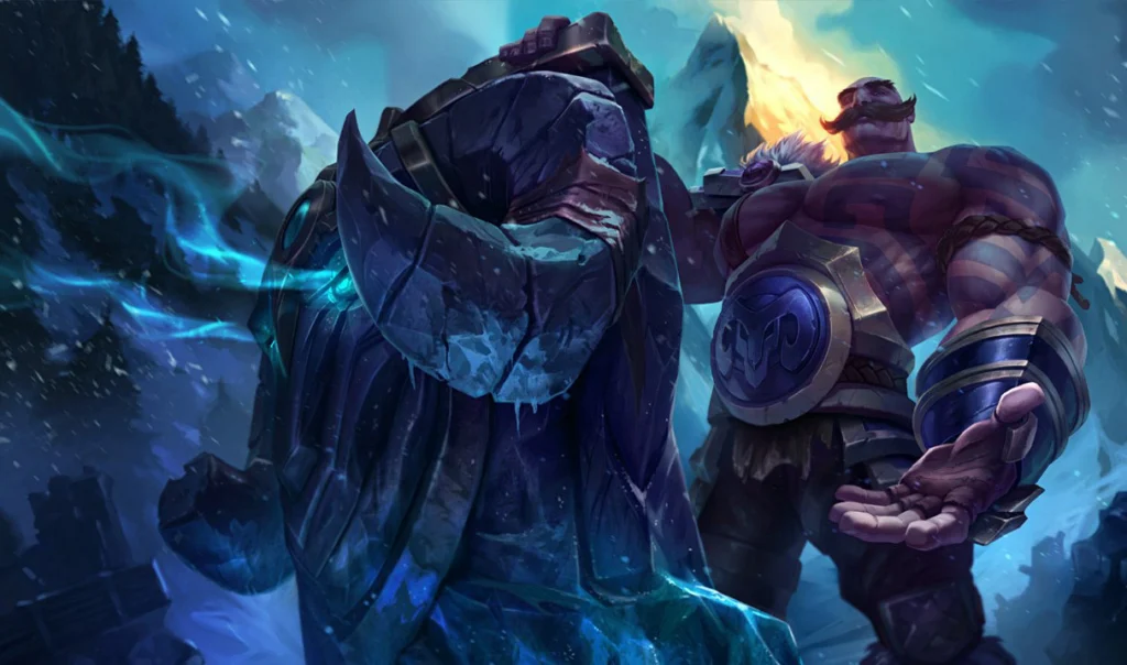LoL: Qual campeão conseguiu se tornar musculoso de forma mais natural? 4 LoL: Qual campeão conseguiu se tornar musculoso de forma mais natural? Braum 0