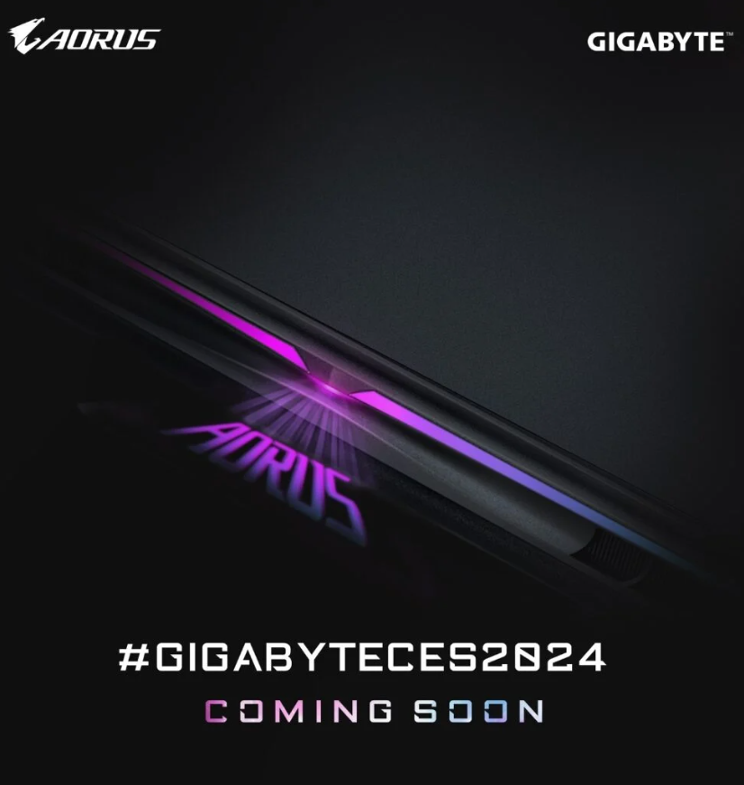 Gigabyte prepara anúncio de placas de vídeo AORUS para a CES 2024 1 AORUS