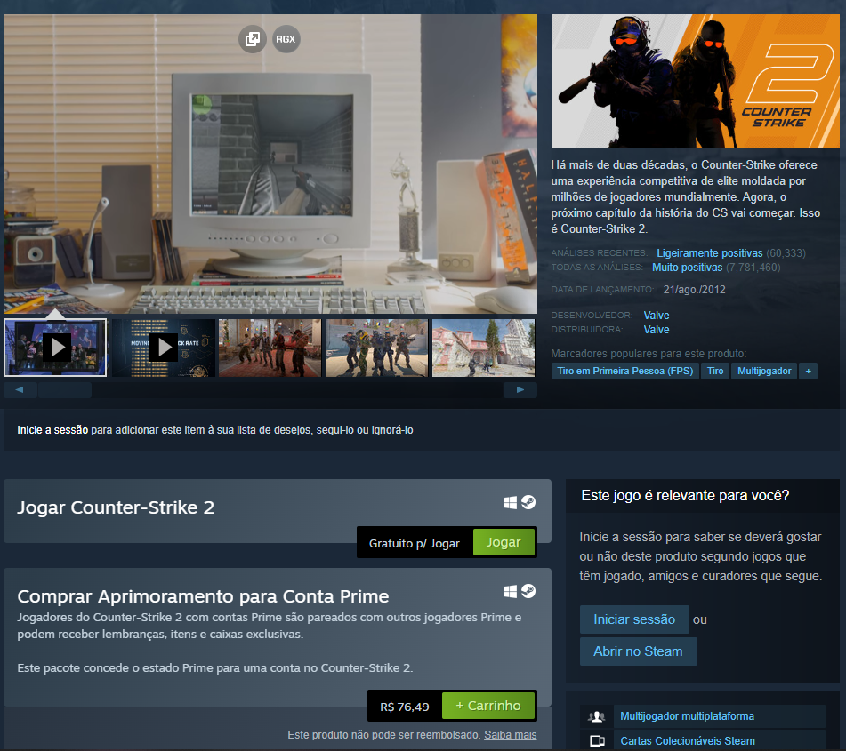 CS 2: tudo sobre o lançamento da nova versão do FPS 7 cs2