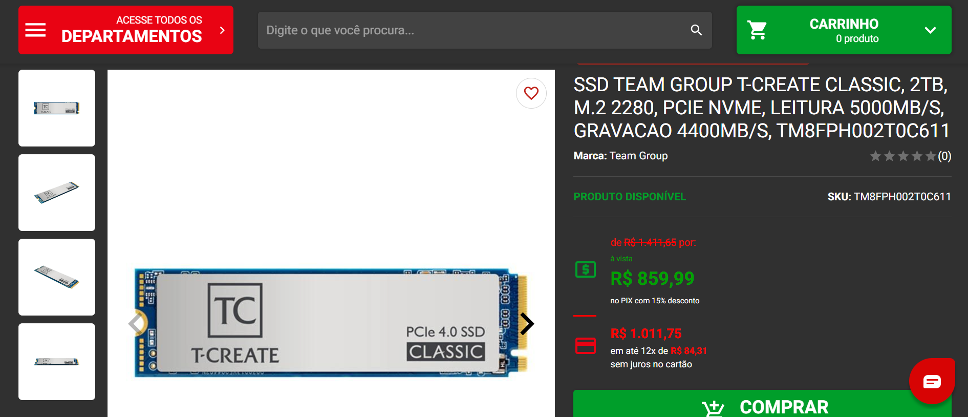 SSDs TeamGroup em promoção na Pichau: confira opções 5 TeamGroup