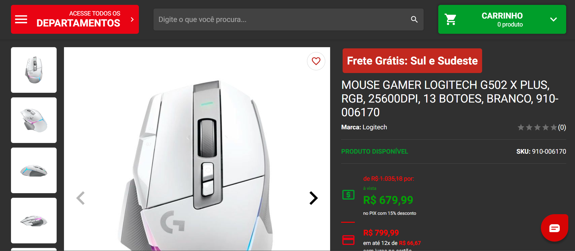 Conheça o mouse gamer Logitech G502 X PLUS 2 Logitech