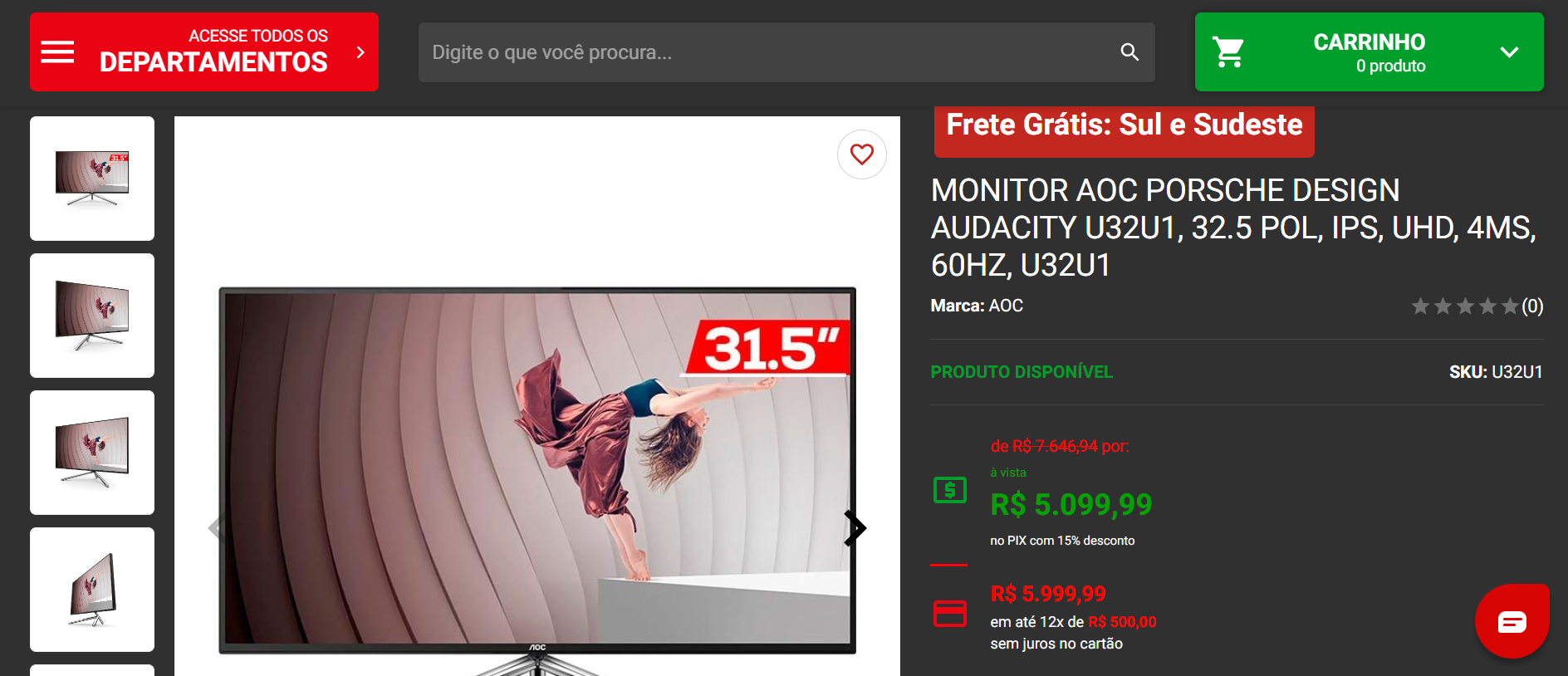 AOC Porsche Design Audacity U32U1: conheça o monitor premiado pelo design 2 AOC