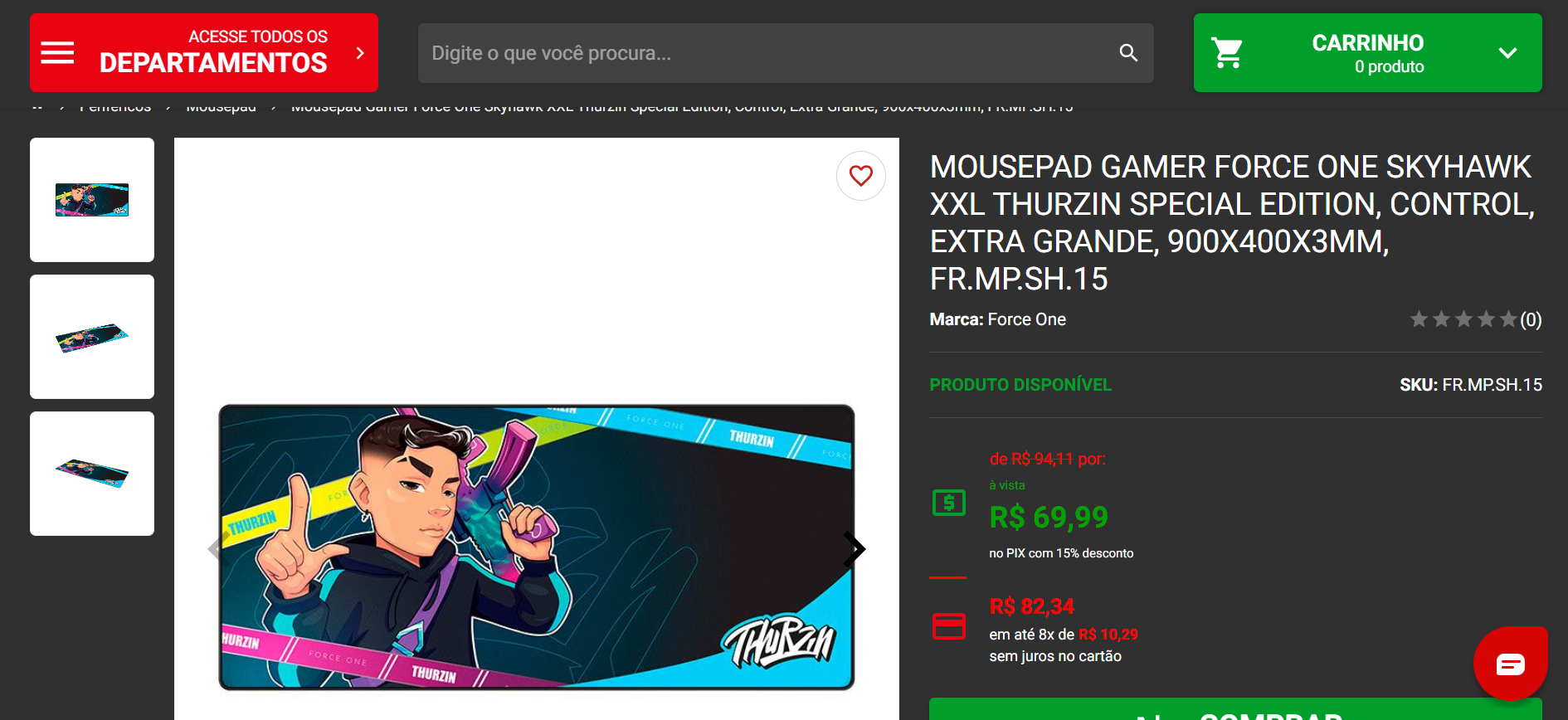 Conheça os mousepads Force One em colaboração com grandes influencers e organizações de e-sports 2 Force One