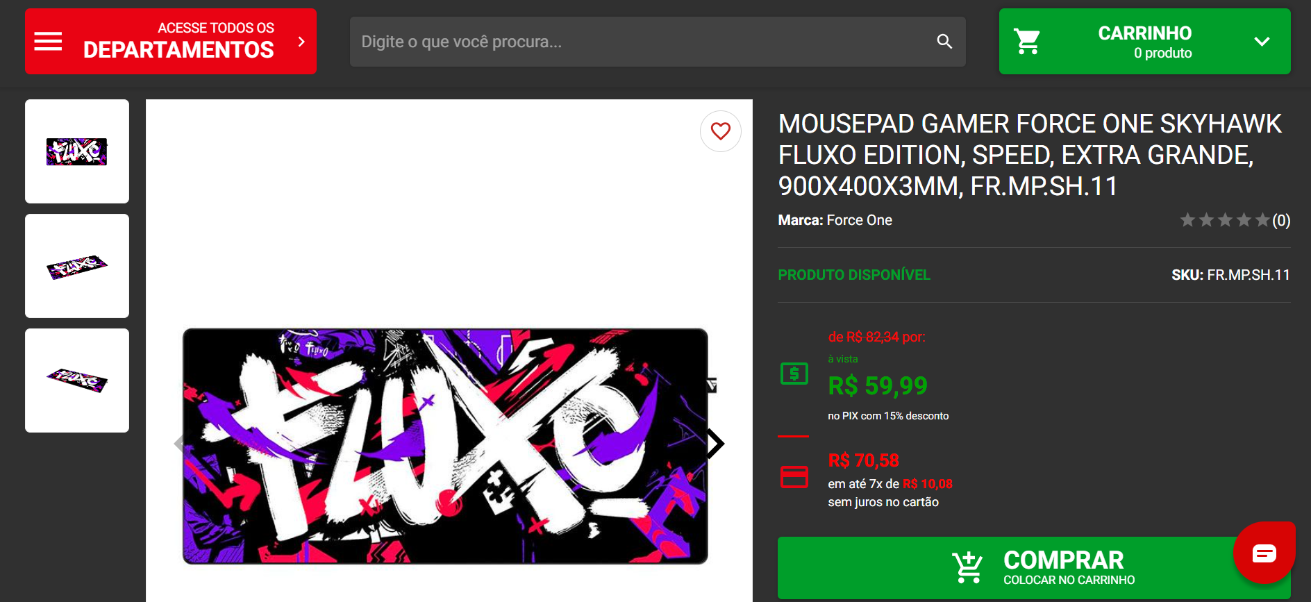 Conheça os mousepads Force One em colaboração com grandes influencers e organizações de e-sports 4 Force One