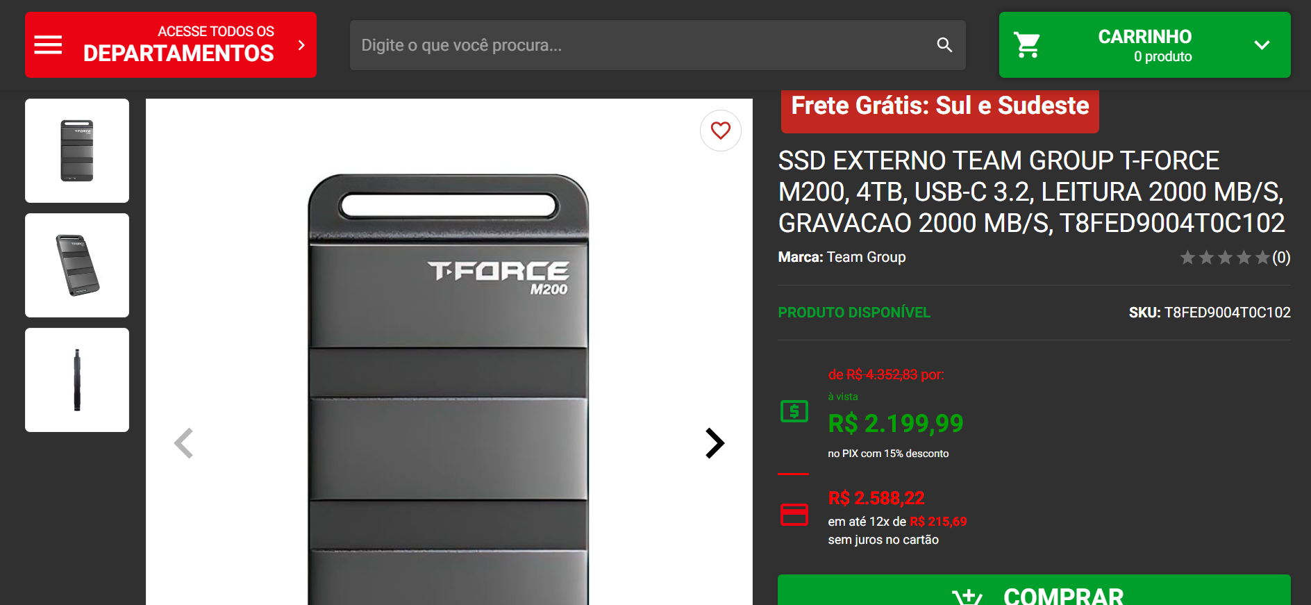 TeamGroup T-Force M200: SSD externo discreto, veloz e com boa capacidade 2 TeamGroup