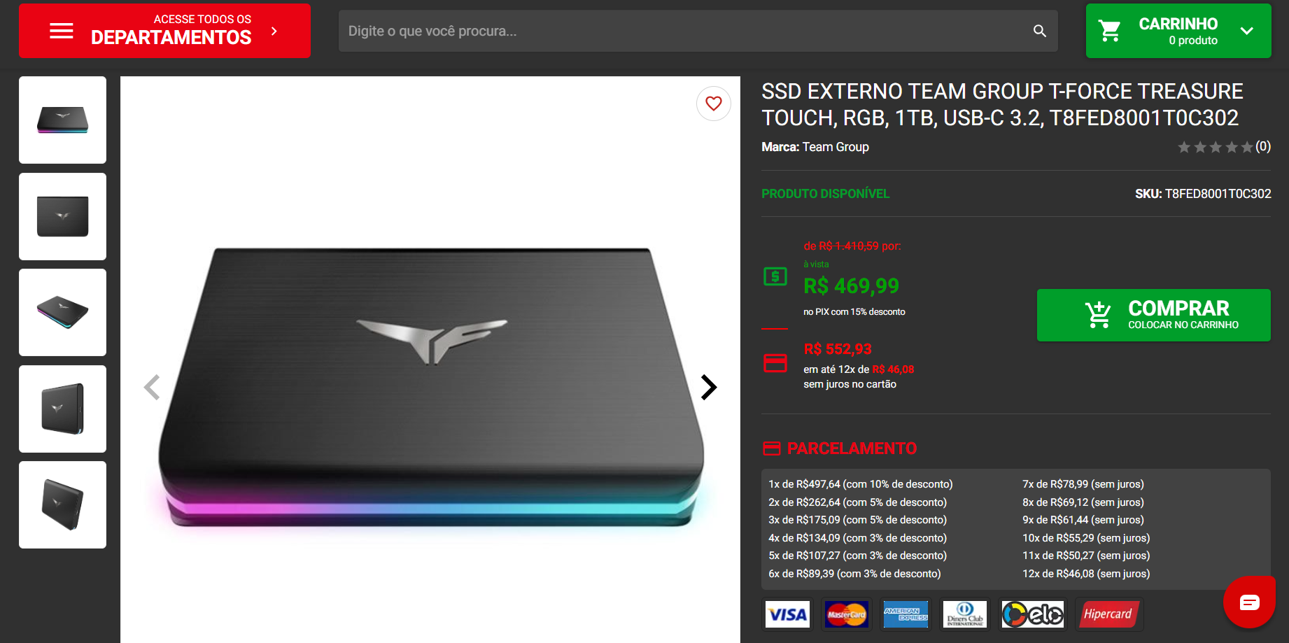 SSD externo TeamGroup T-Force Treasure Touch: uma excelente opção para consoles 2 Teamgroup