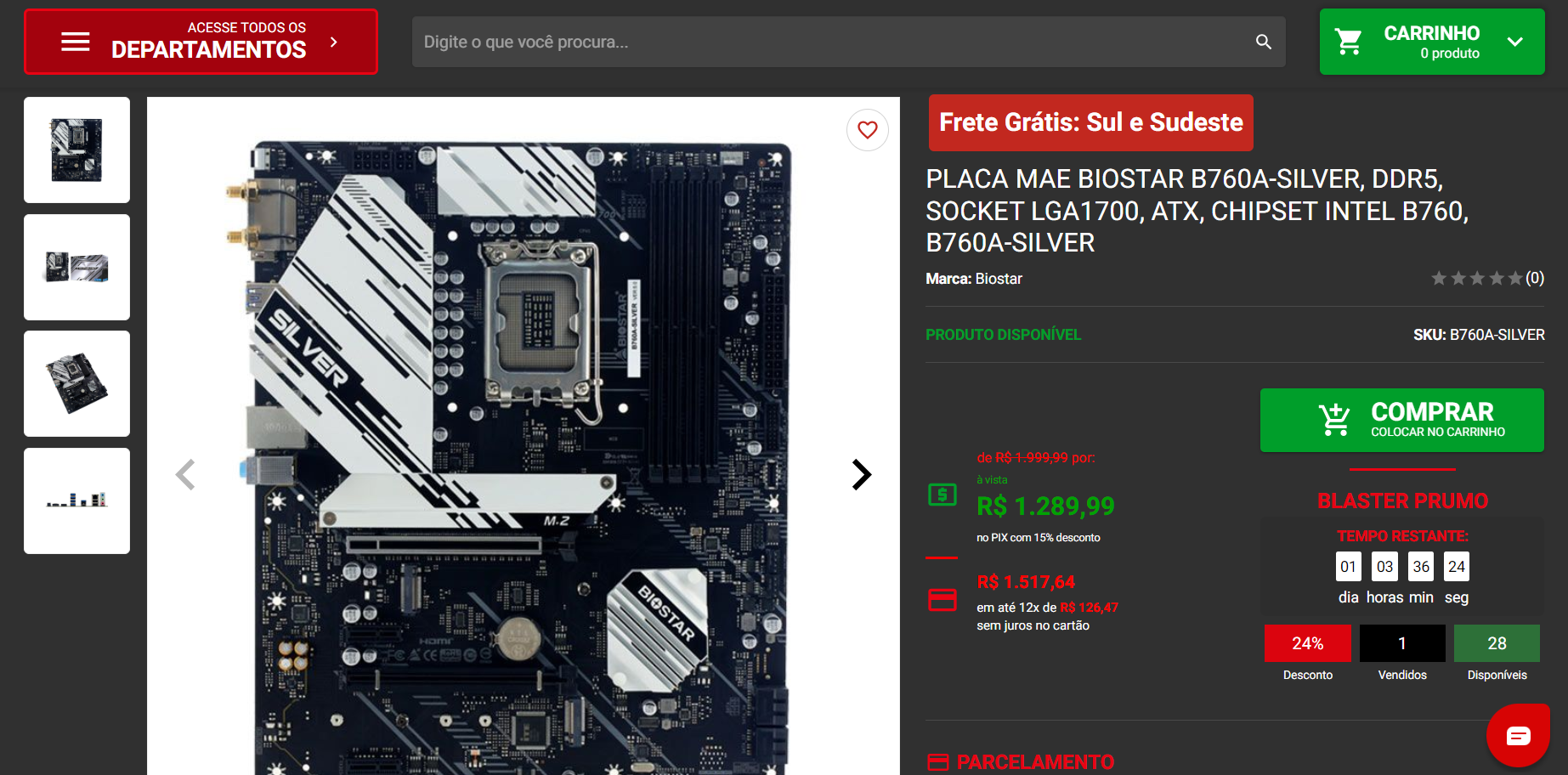 Placa-mãe de qualidade para processadores Intel, conheça a Biostar B760A-Silver 2 Biostar