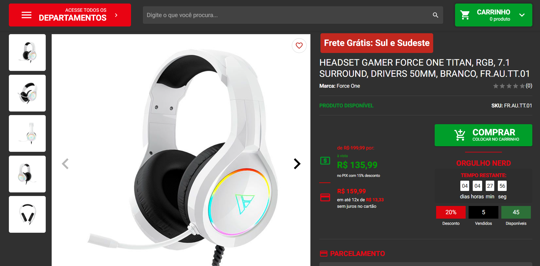 Headsets Force One estão em promoção na Pichau 2 Force One