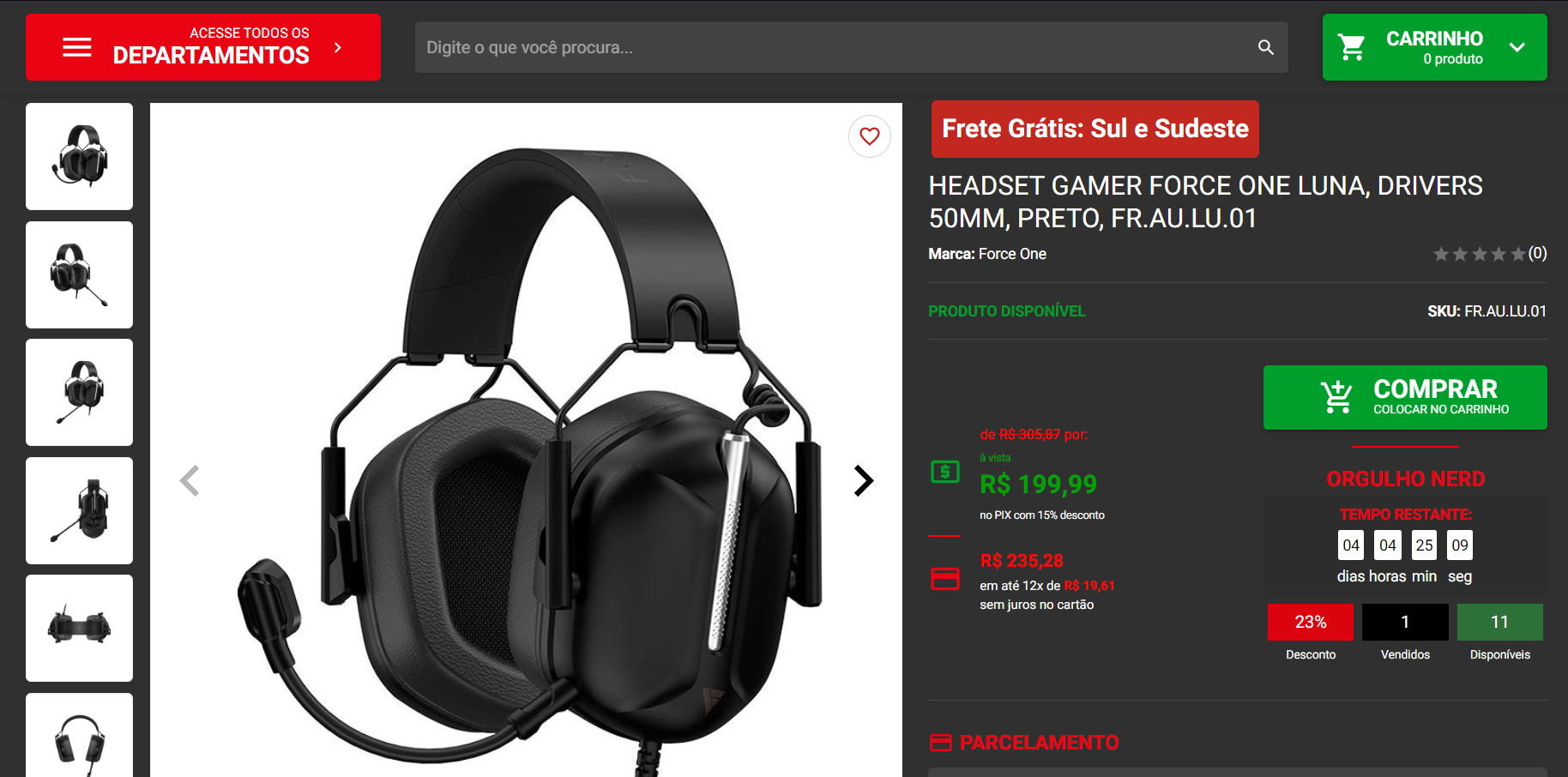 Headsets Force One estão em promoção na Pichau 3 Force One