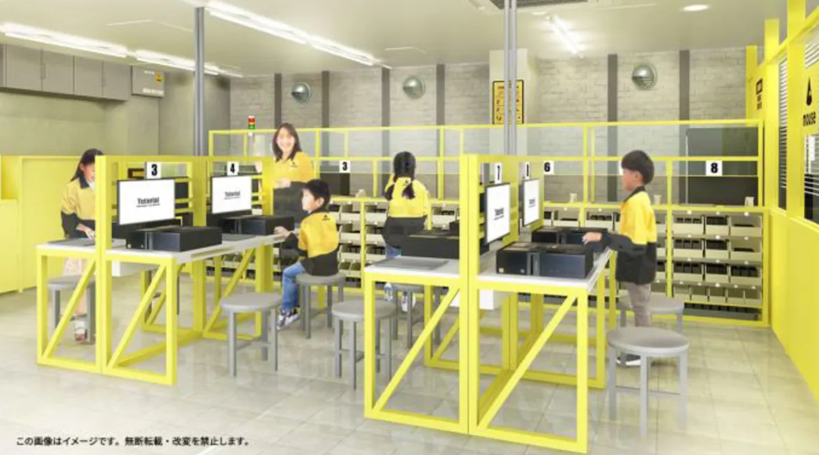 Parque de diversões que utiliza hardware real para ensinar montagem de PCs será inaugurado no Japão 2 Kidzania