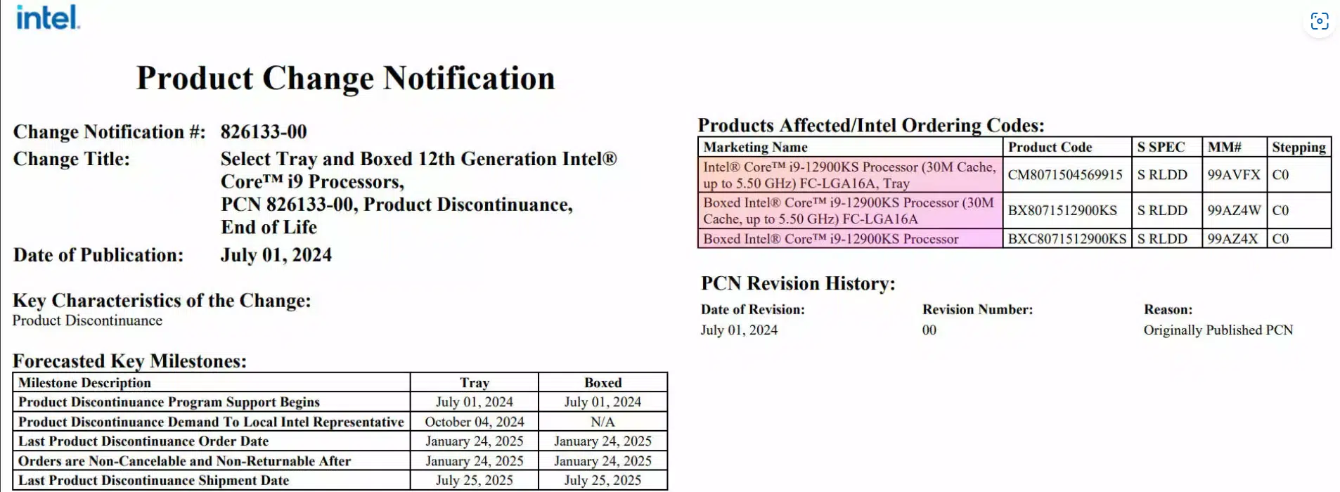 Processadores de 10ª geração da Intel começam a ser descontinuados 2 Intel