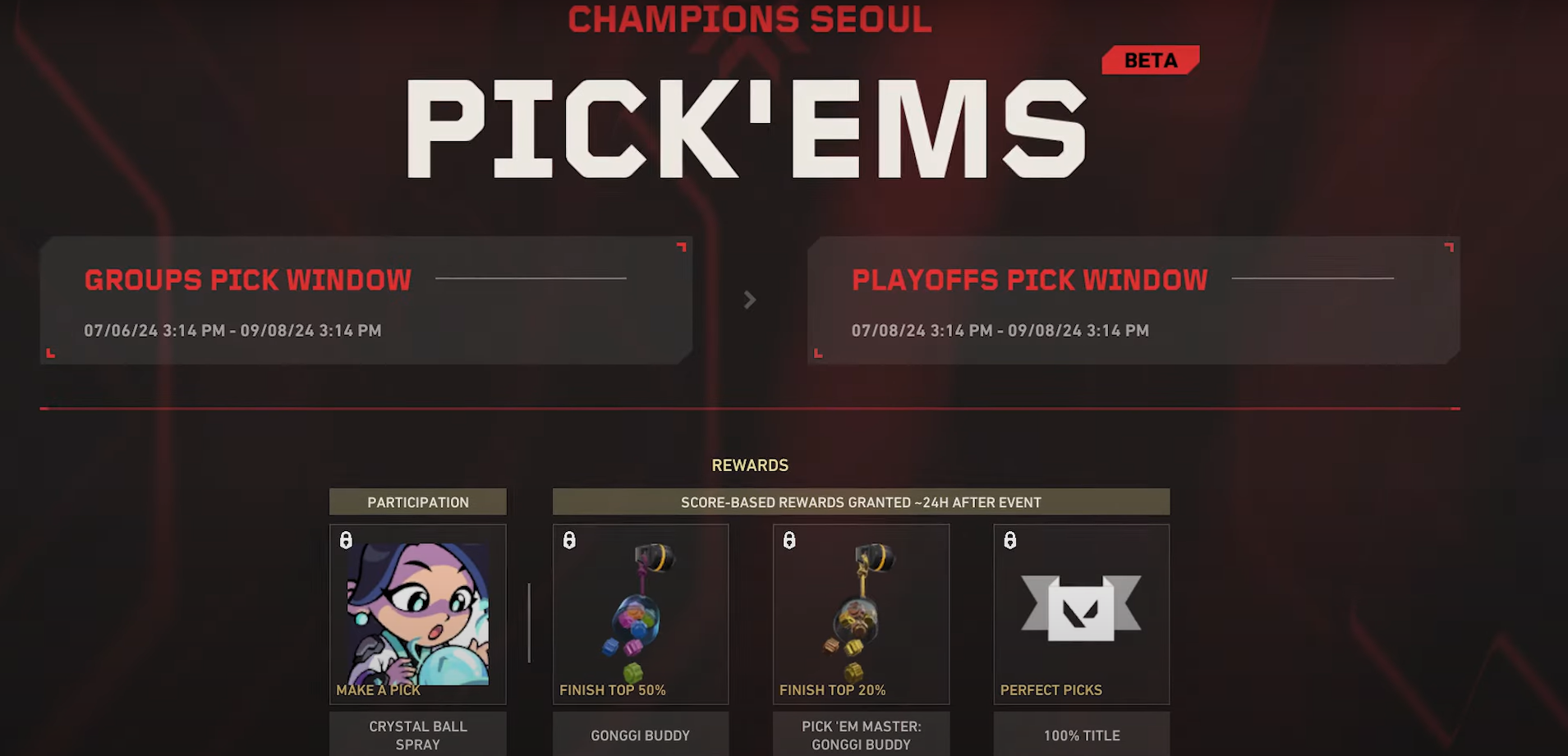 VALORANT: Com sistema de bolão e novo agente, Riot Games revela novidades para o Champions 2024 Captura de tela 2024 07 25 143849.png