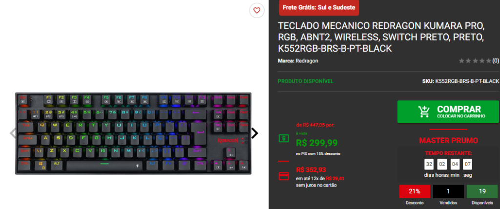 Equilíbrio entre performance e conforto: 3 teclados de switch preto para gamers Captura de tela 2024 07 29 145558