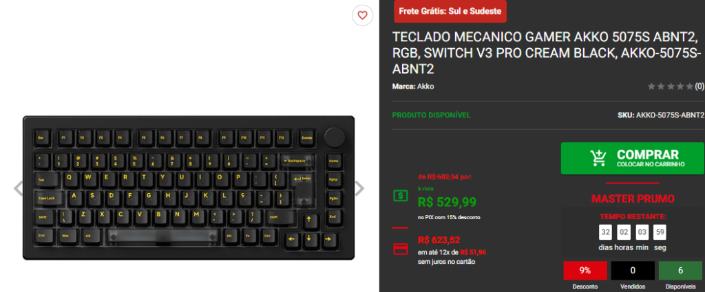 Equilíbrio entre performance e conforto: 3 teclados de switch preto para gamers Captura de tela 2024 07 29 145605