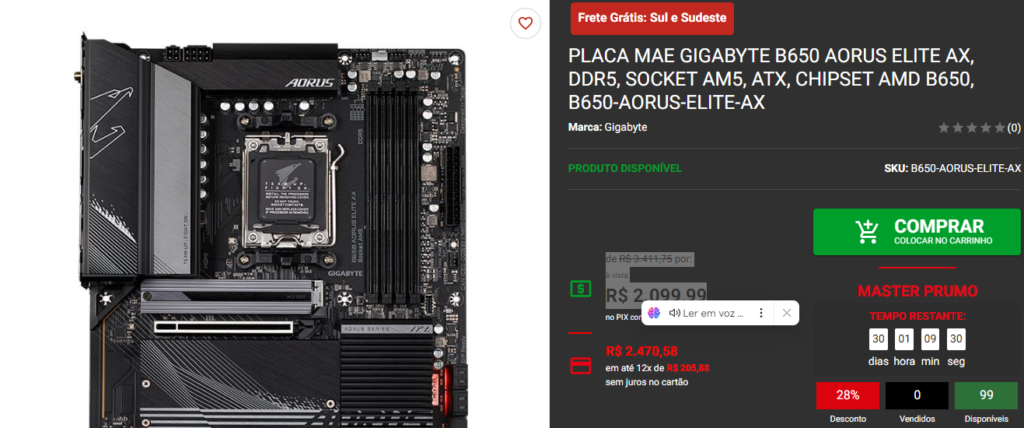 Montamos um PC Gamer para rodar Tudo em Full e Quad HD 3 Montamos um PC Gamer para rodar Tudo em Full e Quad HD Captura de tela 2024 07 31 155034