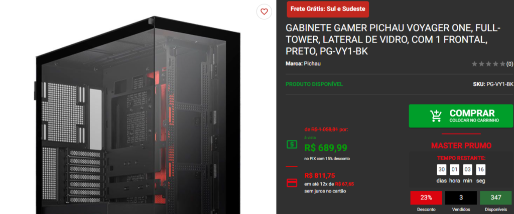 Montamos um PC Gamer para rodar Tudo em Full e Quad HD 9 Montamos um PC Gamer para rodar Tudo em Full e Quad HD Captura de tela 2024 07 31 155647