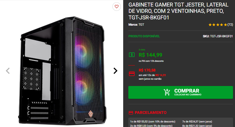 Conheça os melhores Gabinetes TGT e entenda a importância do componente Captura de tela 2025 01 27 174805.png