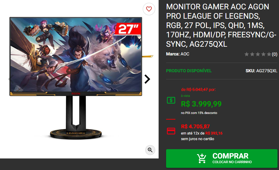 3 opções de monitores 27 polegadas em promoção Captura de tela 2024 08 01 194549.png
