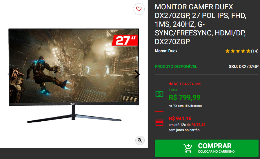 Fluidez e velocidade: 3 monitores 240Hz em promoção 2 Fluidez e velocidade: 3 monitores 240Hz em promoção Captura de tela 2024 08 02 154441.png