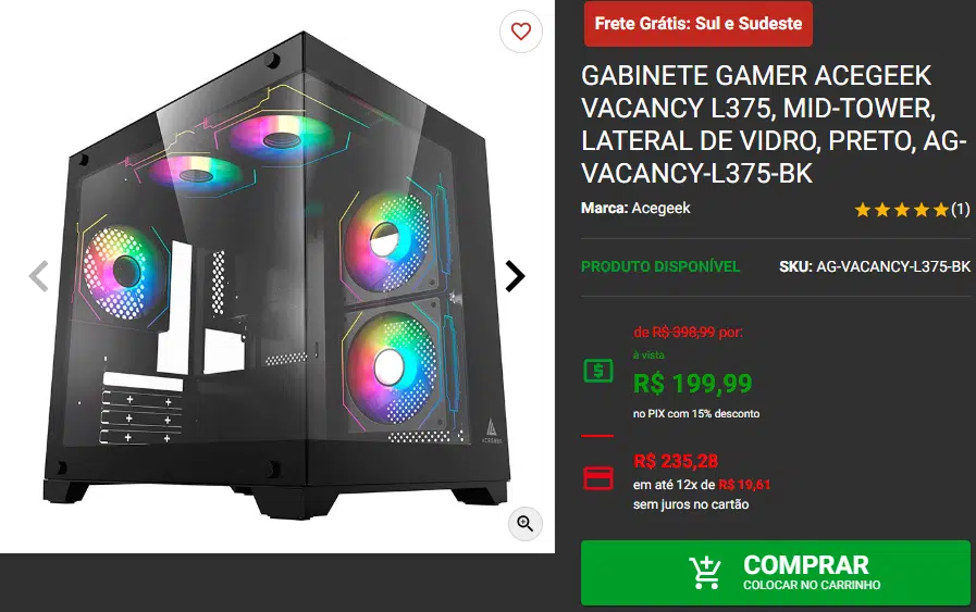 Montamos o PC Gamer ideal que roda tudo por R$5 mil 7 Montamos o PC Gamer ideal que roda tudo por R$5 mil Captura de tela 2024 08 05 182516.png