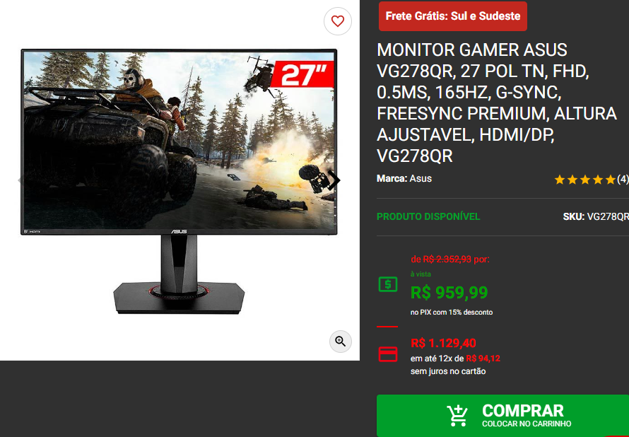 Reflexos Instantâneos: 3 Monitores com Tempo de Resposta Abaixo de 1ms Captura de tela 2024 08 06 171746.png