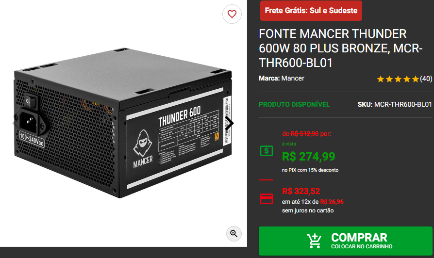 Montamos um PC Gamer AM5 de Entrada 6 Montamos um PC Gamer AM5 de Entrada Captura de tela 2024 08 07 111240.png