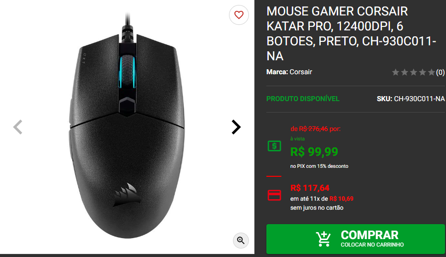 Precisão e agilidade: 3 mouses gamers em promoção 3 Precisão e agilidade: 3 mouses gamers em promoção Captura de tela 2024 08 07 162513.png