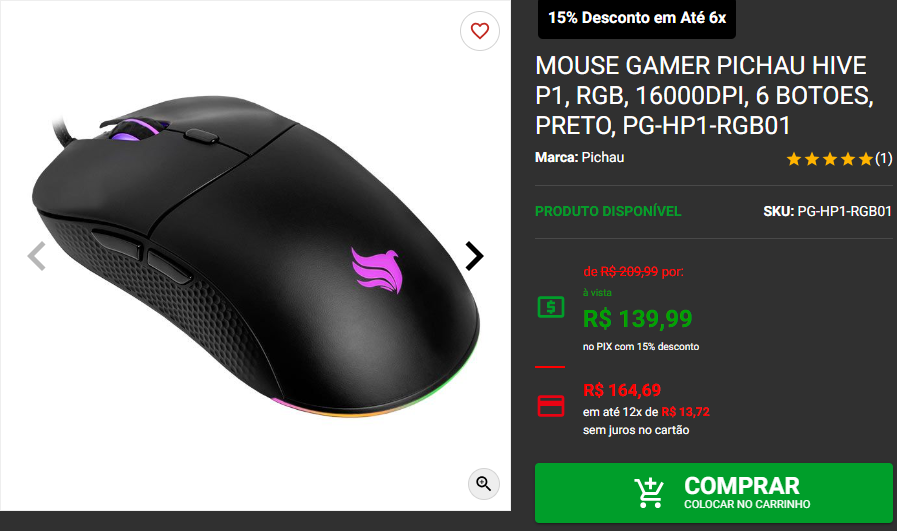 Precisão e agilidade: 3 mouses gamers em promoção 4 Precisão e agilidade: 3 mouses gamers em promoção Captura de tela 2024 08 07 164417.png