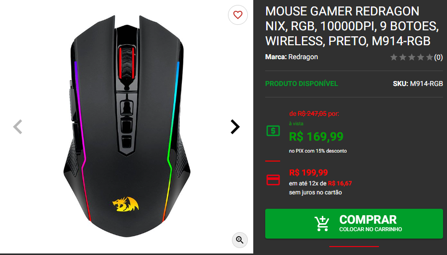 Mouse Gamer: 3 opções sem fio em promoção 2 Mouse Gamer: 3 opções sem fio em promoção Captura de tela 2024 08 08 162546.png