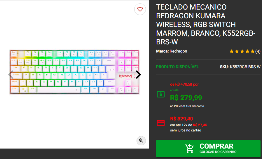 Teclado Gamer: 3 opções sem fio em promoção 2 Teclado Gamer: 3 opções sem fio em promoção Captura de tela 2024 08 08 173330.png