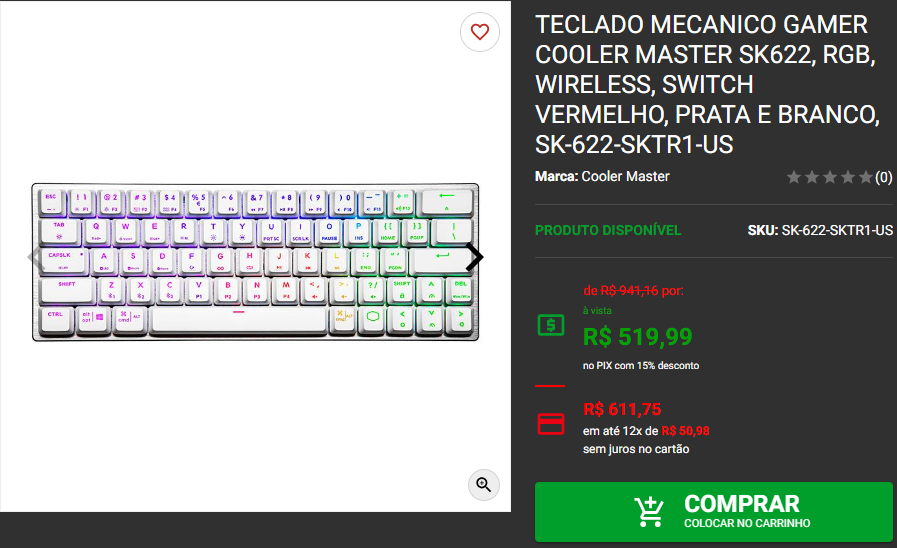 Teclado Gamer: 3 opções sem fio em promoção 3 Teclado Gamer: 3 opções sem fio em promoção Captura de tela 2024 08 08 174322.png