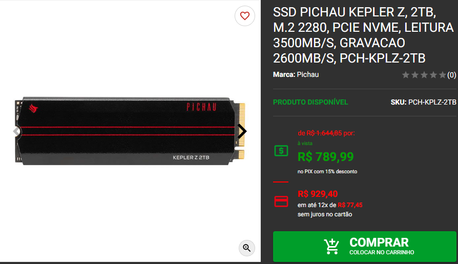Armazenamento e velocidade: 3 opções de SSD em promoção Captura de tela 2024 08 09 182720.png