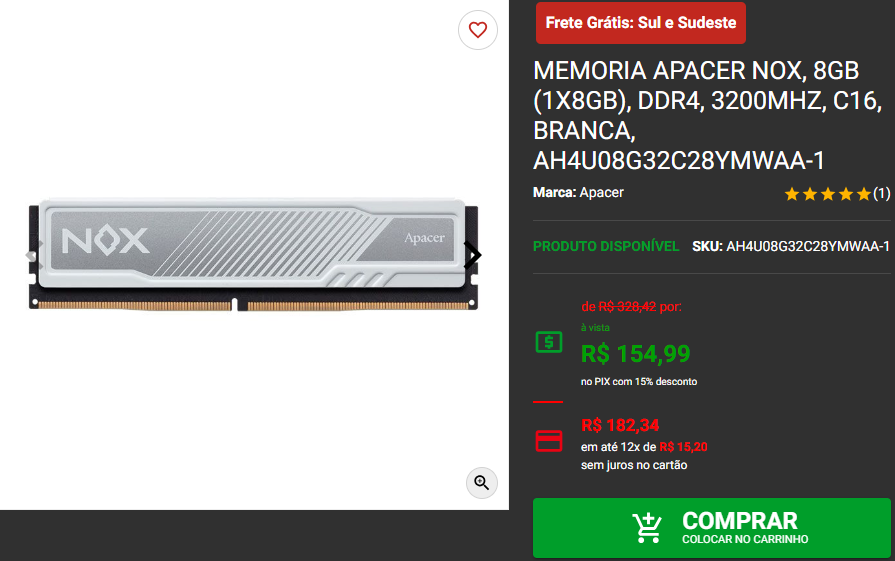 Velocidade e Fluidez: 3 memórias RAM em promoção Captura de tela 2024 08 12 154450.png