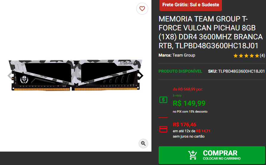 Velocidade e Fluidez: 3 memórias RAM em promoção Captura de tela 2024 08 12 154755.png