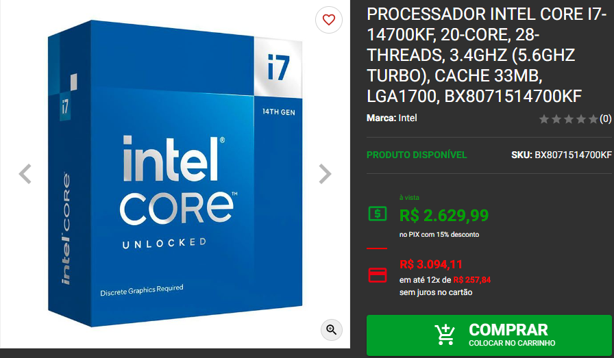 Processador Intel: 3 opções em promoção na Pichau 3 Processador Intel: 3 opções em promoção na Pichau Captura de tela 2024 08 15 170327.png