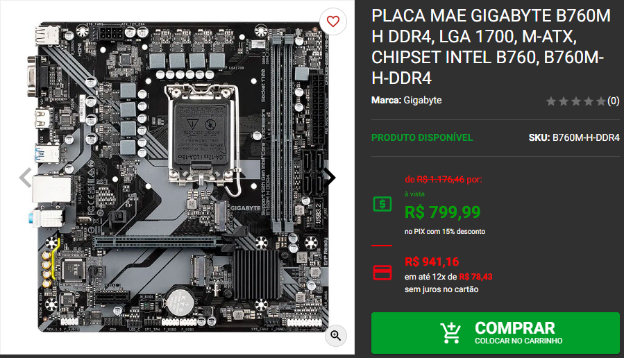 Placa mãe: 3 opções em promoção na Pichau Captura de tela 2024 08 15 173628.png