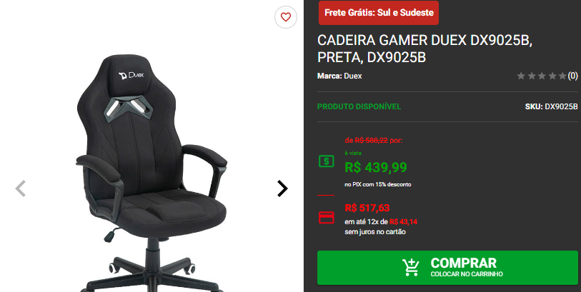 Ergonomia e custo-benefício: 3 cadeiras gamers abaixo dos R$600 3 Ergonomia e custo-benefício: 3 cadeiras gamers abaixo dos R$600 Captura de tela 2024 08 22 170013.png