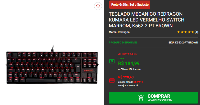 Teclado mecânico: 3 opções abaixo dos R$200 Captura de tela 2024 08 26 173629.png