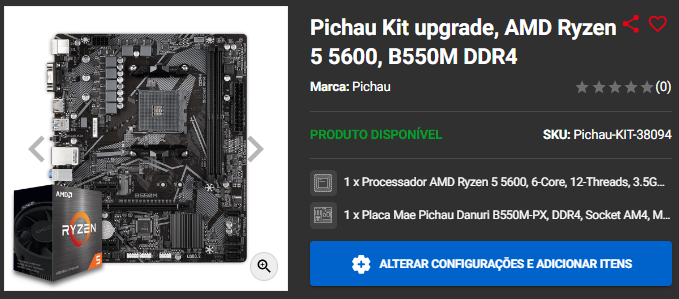 Kit Upgrade: 3 opções de placa mãe e processador em promoção 3 Kit Upgrade: 3 opções de placa mãe e processador em promoção Captura de tela 2024 08 27 175133.png