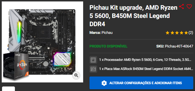 Kit Upgrade: 3 opções de placa mãe e processador em promoção 4 Kit Upgrade: 3 opções de placa mãe e processador em promoção Captura de tela 2024 08 27 175456.png