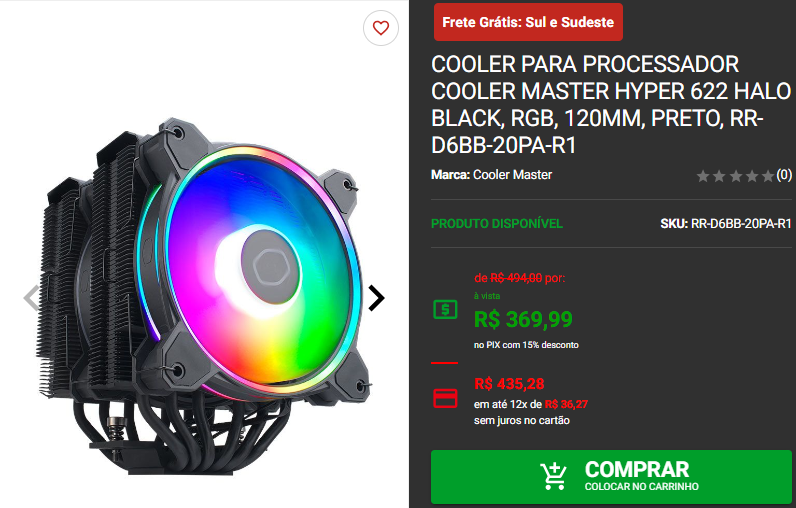 Intel Gamer Days: 3 Air Coolers em promoção Captura de tela 2024 08 28 160112.png