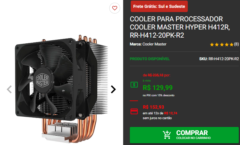 Intel Gamer Days: 3 Air Coolers em promoção Captura de tela 2024 08 28 162405.png