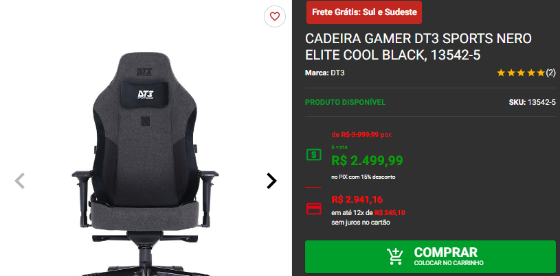 Pichau Master Prumo: 3 cadeiras gamers profissionais em promoção 2 Pichau Master Prumo: 3 cadeiras gamers profissionais em promoção Captura de tela 2024 08 30 153015.png