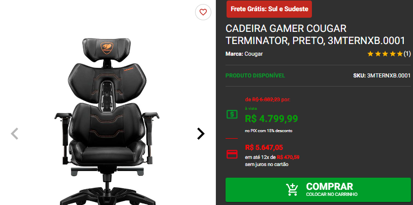 Pichau Master Prumo: 3 cadeiras gamers profissionais em promoção 4 Pichau Master Prumo: 3 cadeiras gamers profissionais em promoção Captura de tela 2024 08 30 154849.png